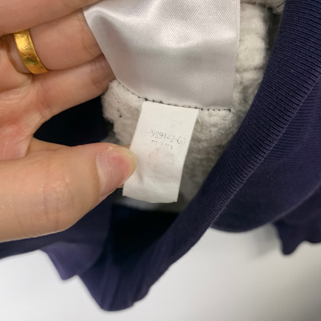 Gap 갭 양털 네이비 후드집업 상품이미지5