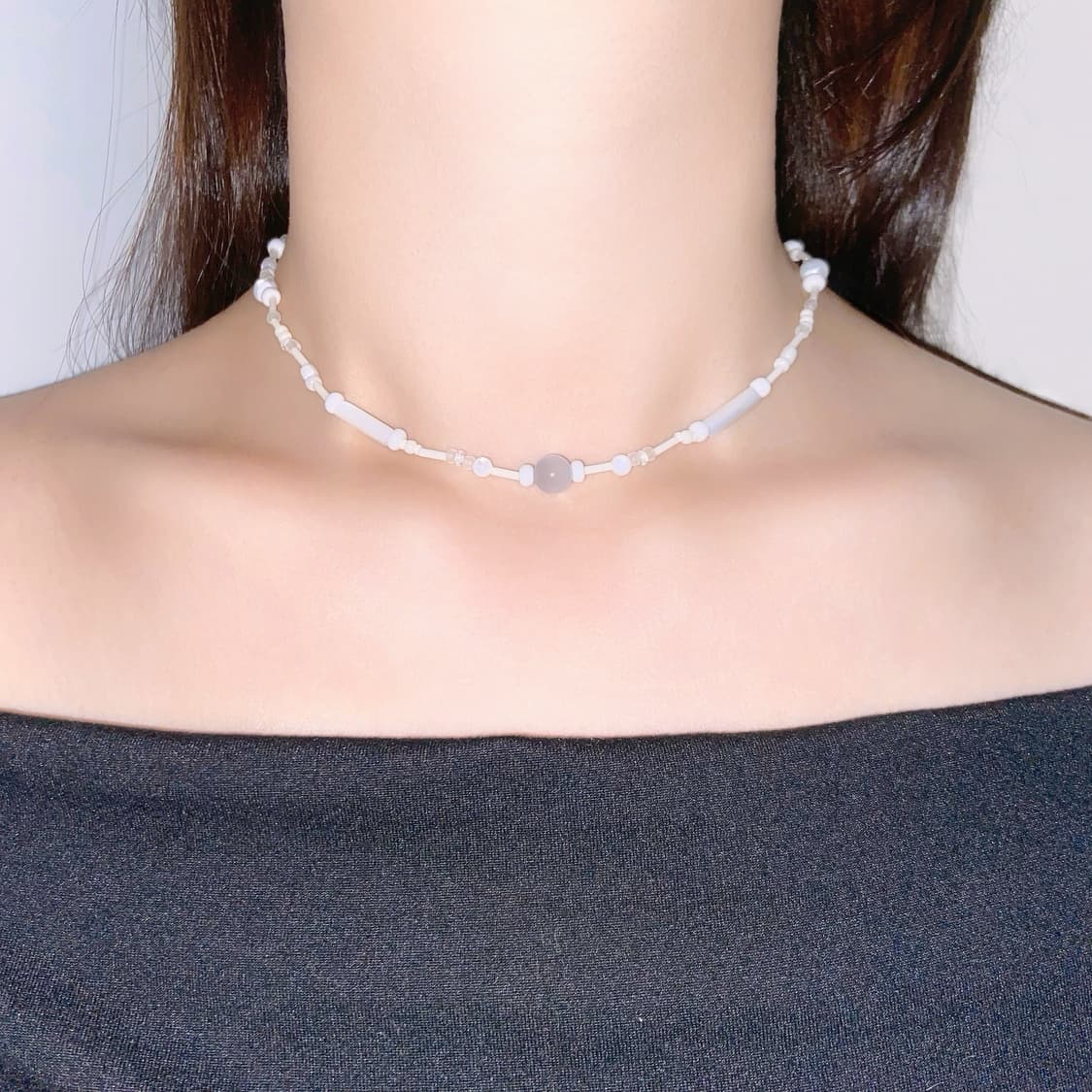 물안개_Blur Necklace  상품이미지3