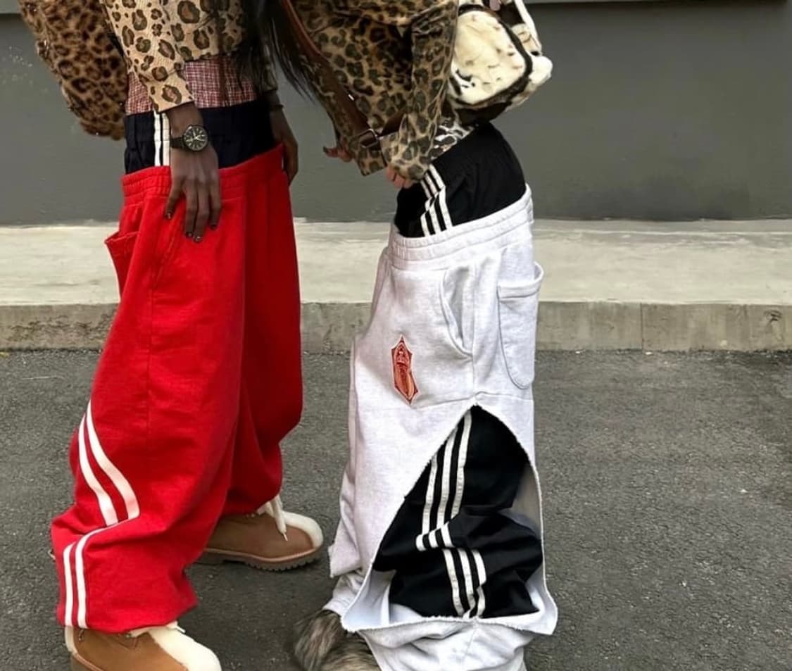 오피룸 레이어드 새깅 팬츠  상품이미지3