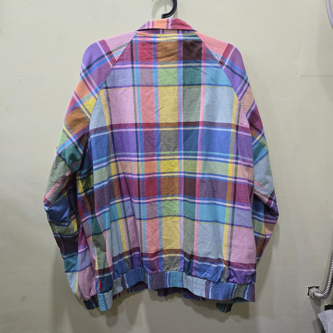 슈프림 체크 집업 자켓 (L) 상품이미지3