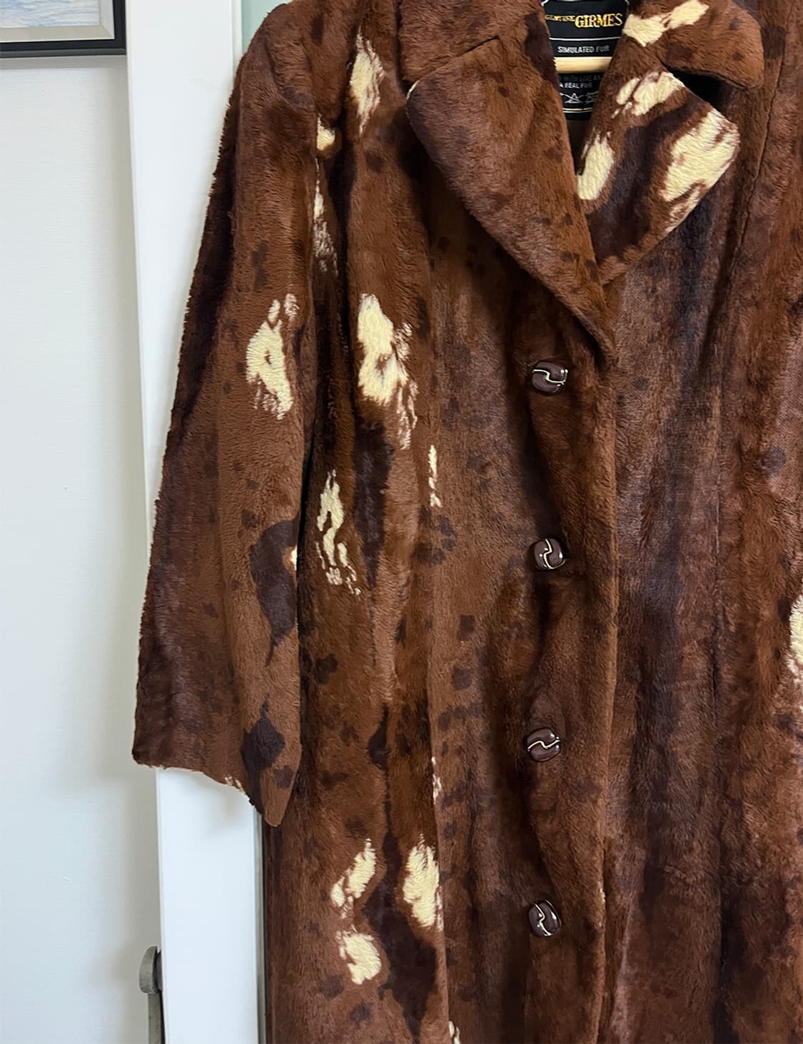 Leopard fur coat 상품이미지4