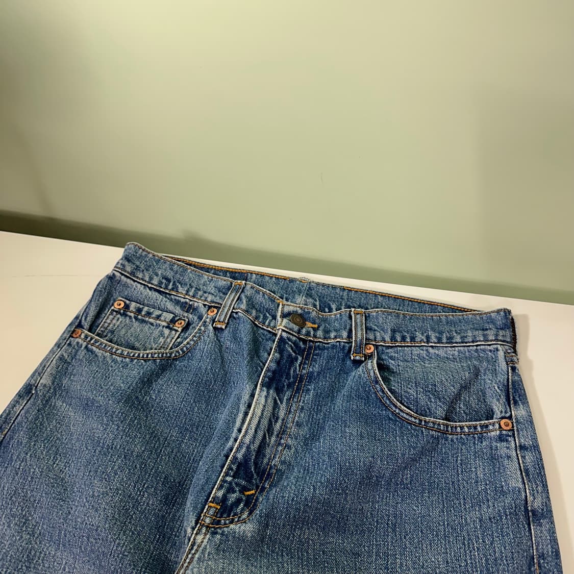 우먼L 리바이스512 USA 보이프렌드핏 데님팬츠 청바지 상품이미지5