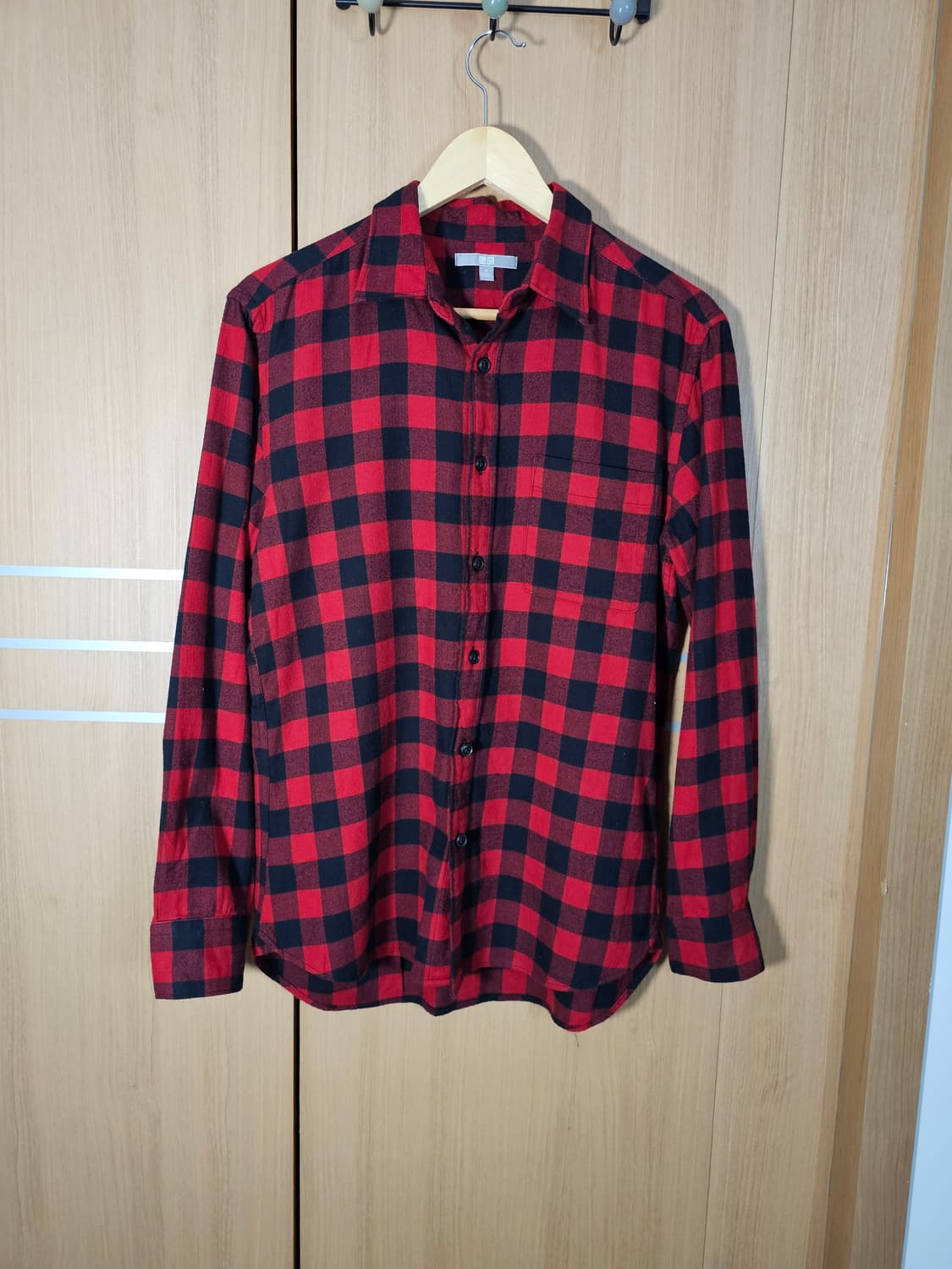 유니클로 플란넬 체크셔츠/M 상품이미지1