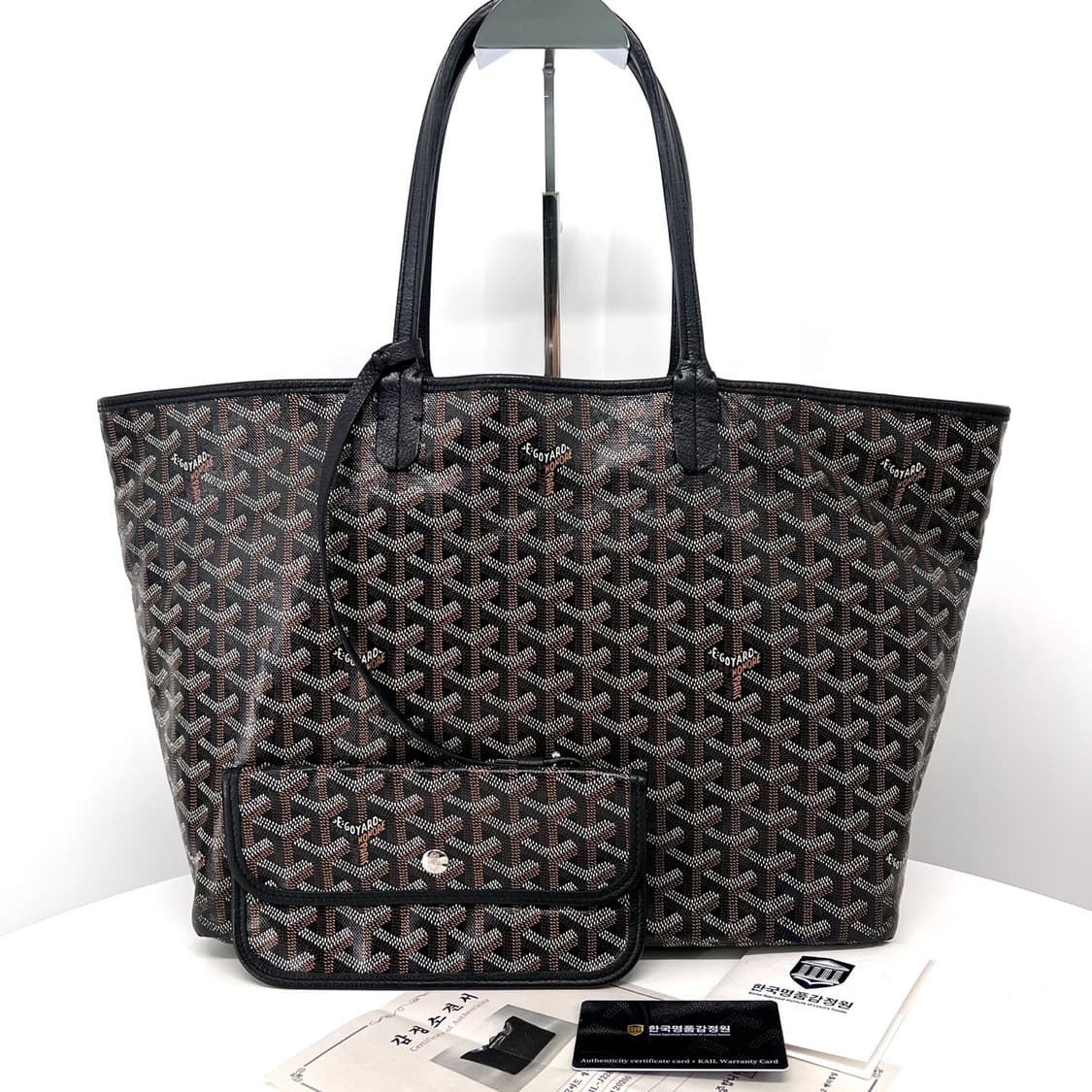 [감정완료] 고야드 생루이 쇼퍼백 블랙 PM 상품이미지1