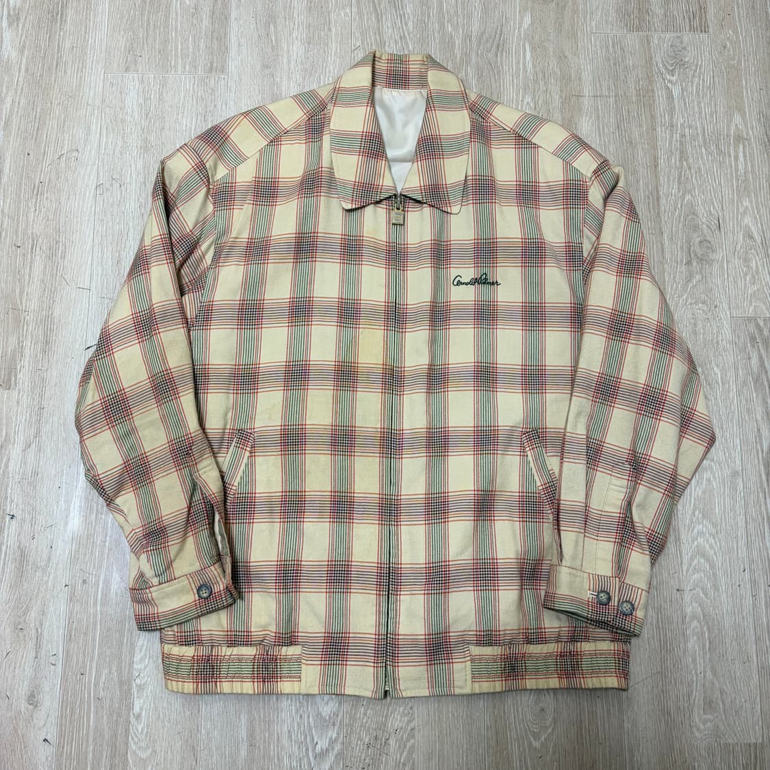 아놀드파머 남성 체크 블루종 자켓 L/100  상품이미지1