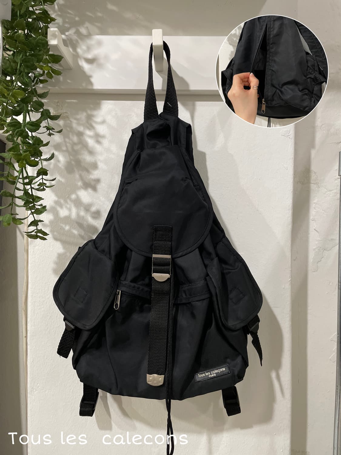 tous les calecons Noir Pocket Backpack 상품이미지1