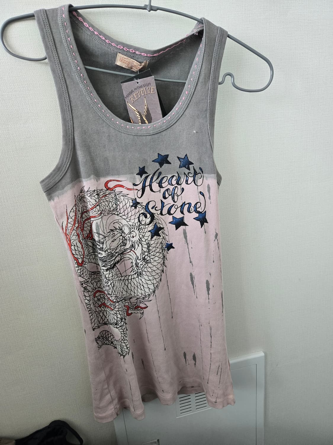 스키니미니 y2k 그런지 나시(택있음) 데스라이즈 상품이미지2