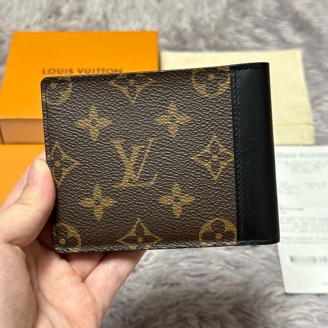 [풀구성] 루이비통 모노그램 마카사르 멀티플 월릿 반지갑 상품이미지2