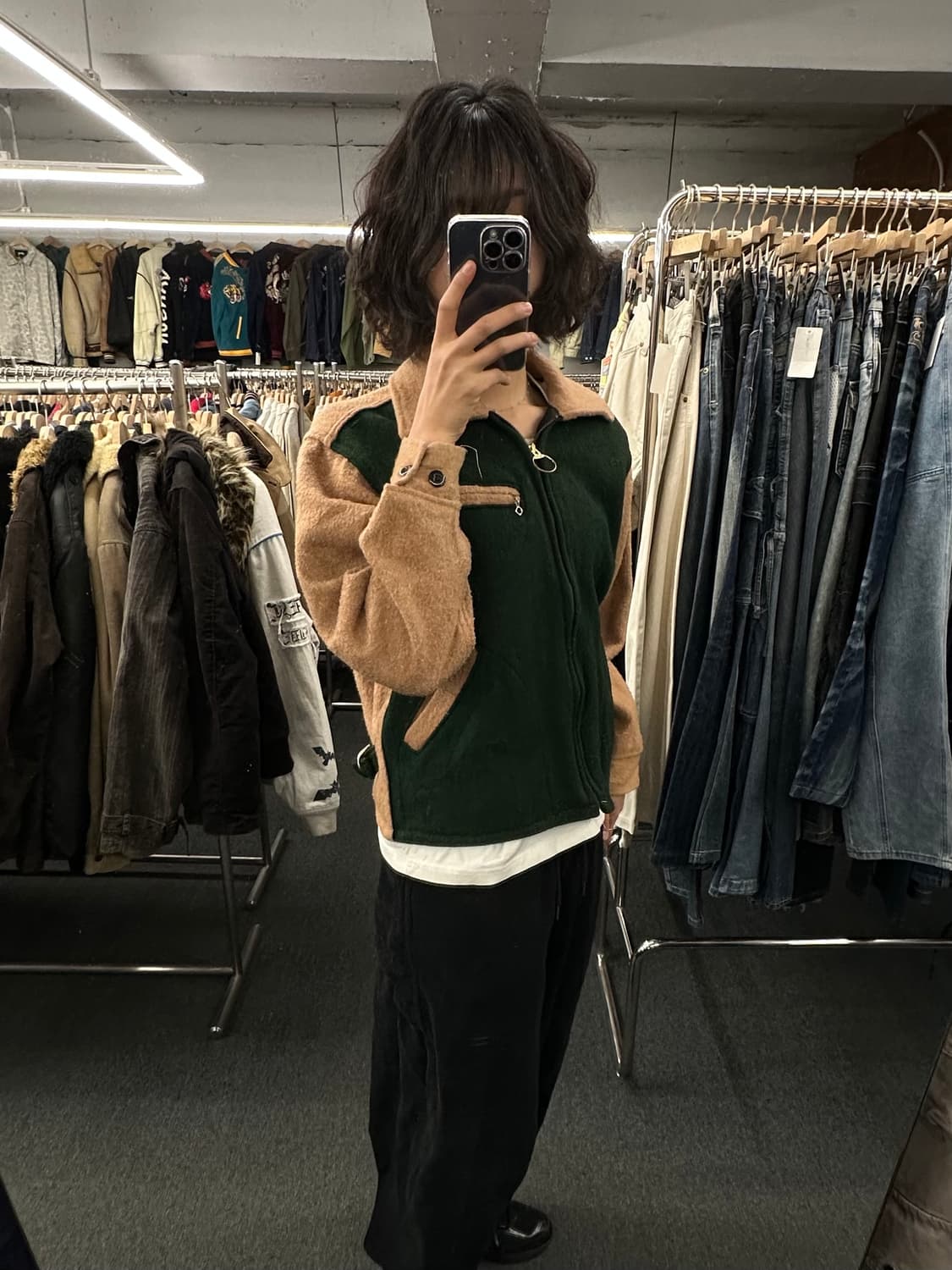 M)Melton 빈티지 울 스포츠 자켓 상품이미지1