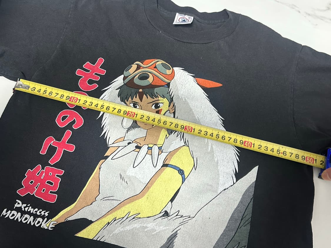 [M] Mononoke hime smiling san 빈티지 티셔츠 상품이미지1