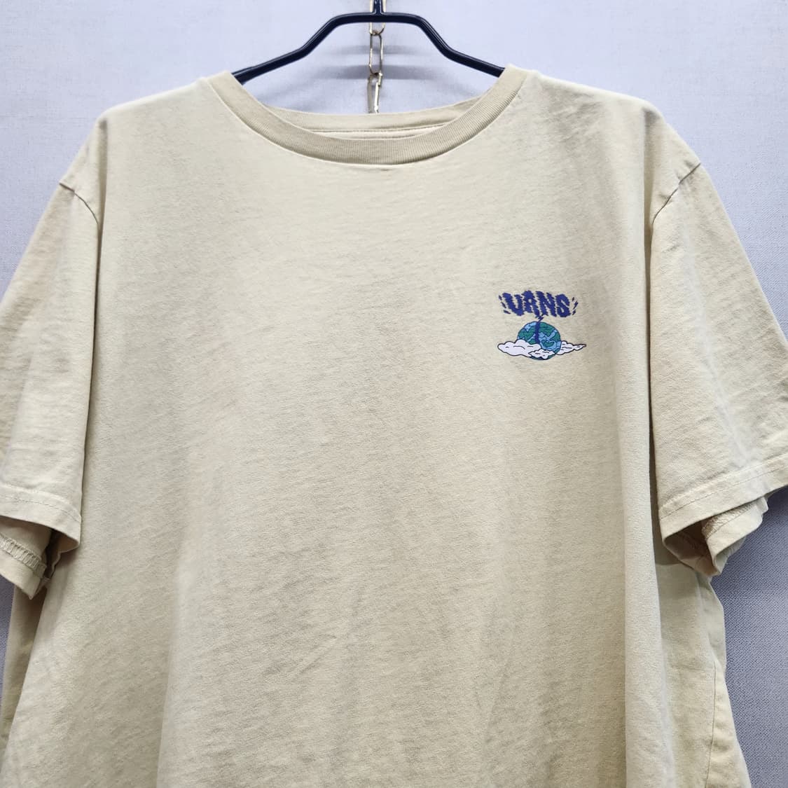 반스 오프더월 지구본 백 프린팅 반팔티 XL(XL) 남여공용 상품이미지3