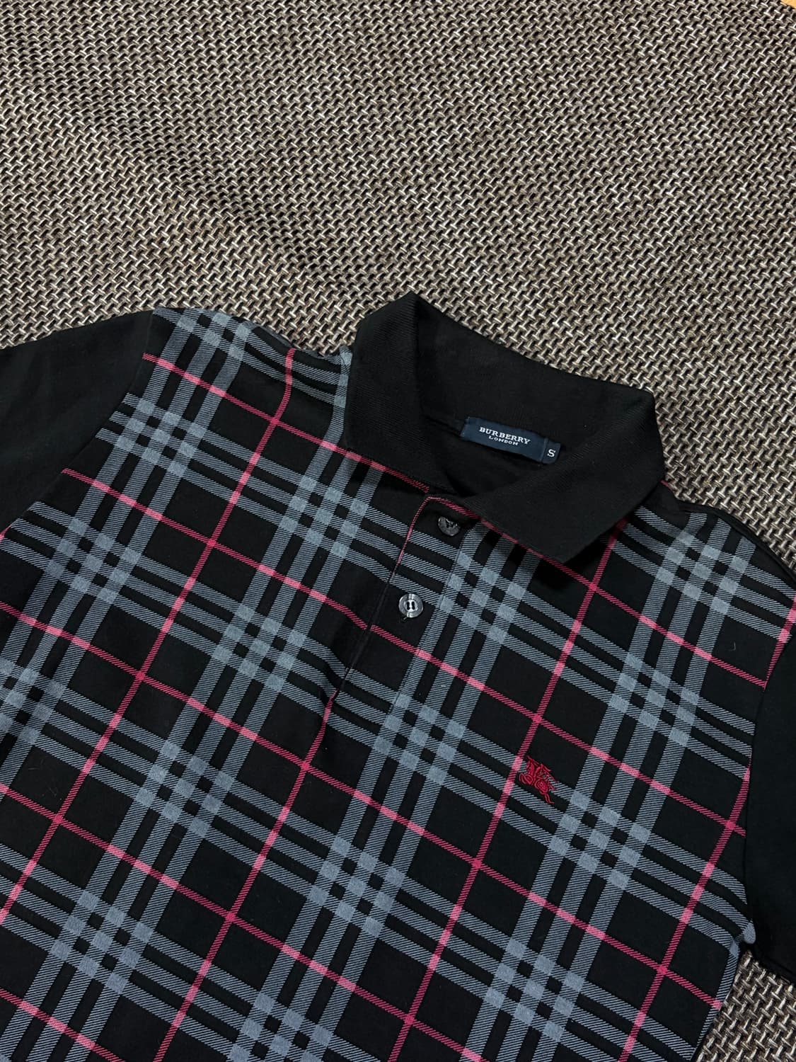 버버리 빈티지 체크 카라 롱슬리브 상품이미지1