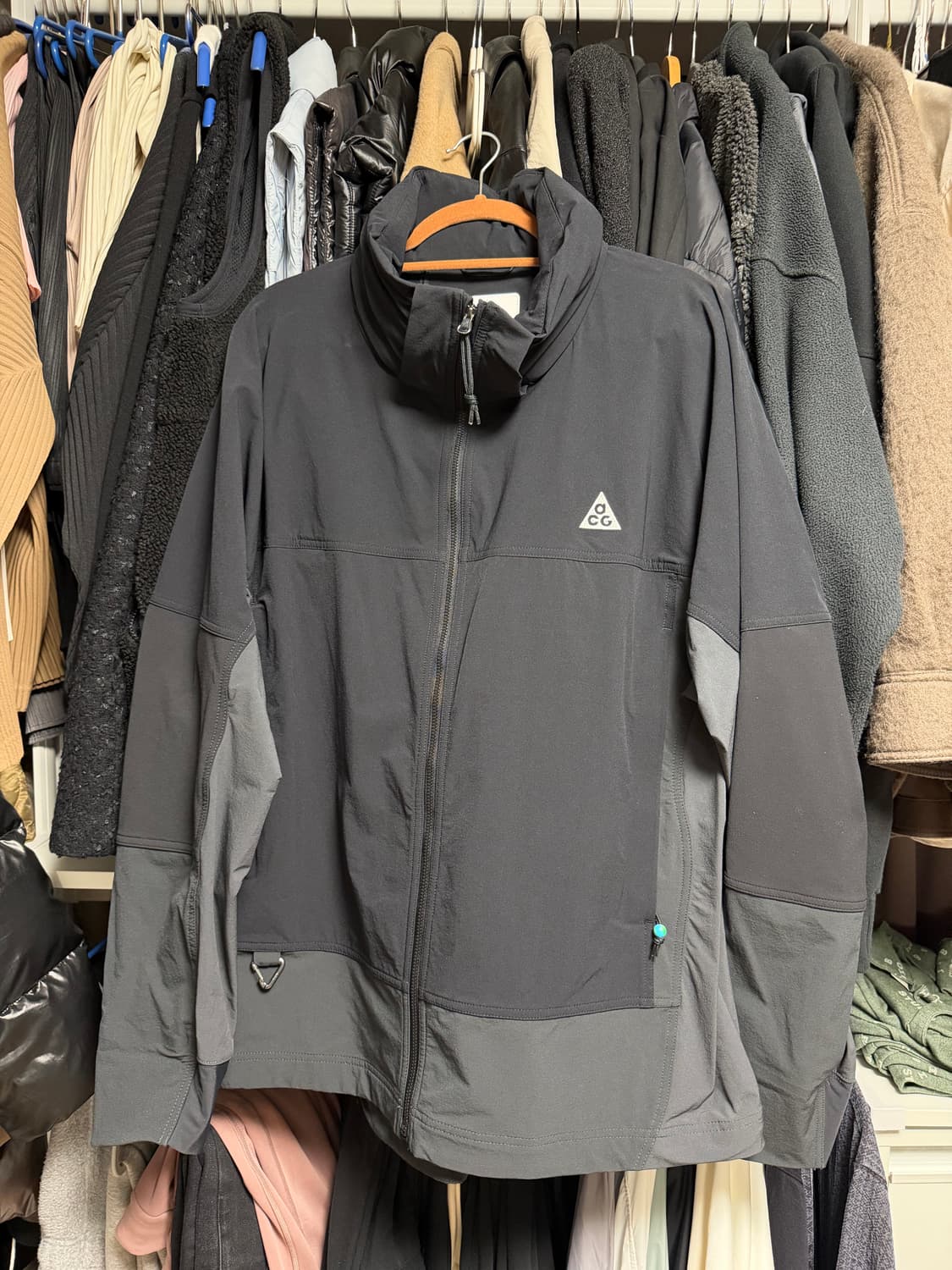 [해외xl] 나이키 ACG 썬 페어러 자켓 블랙 - US/EU 상품이미지1