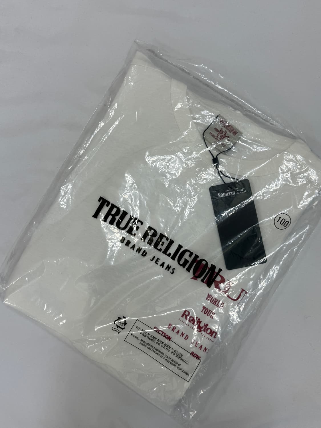 [새제품]트루릴리전 롱슬리브 화이트 L 상품이미지6