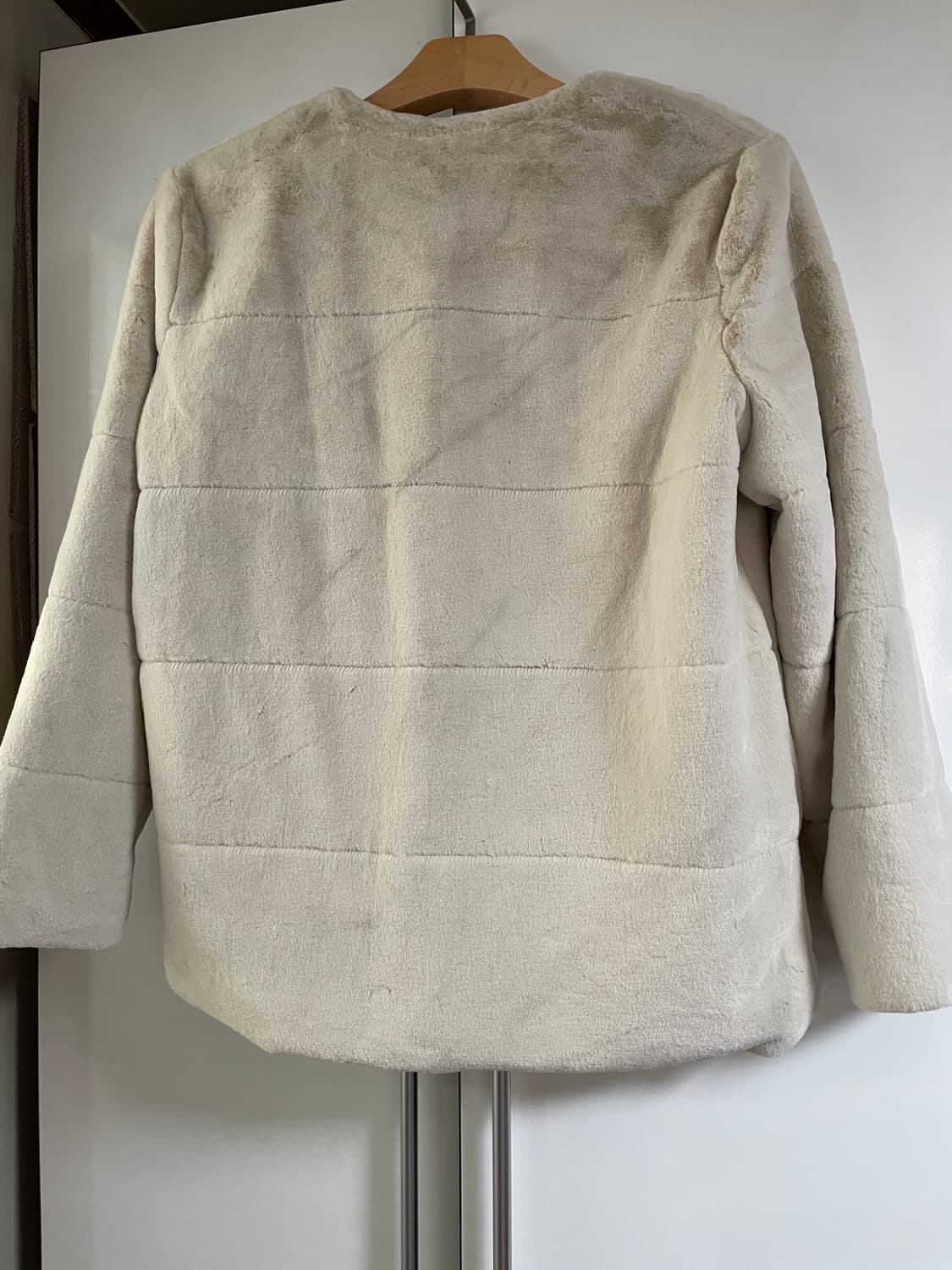 플라밍고 안감 누빔 페이크 퍼 자켓 새제품 상품이미지2