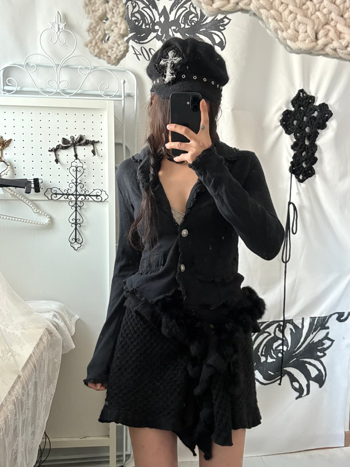 Sawha cross hat 상품이미지3