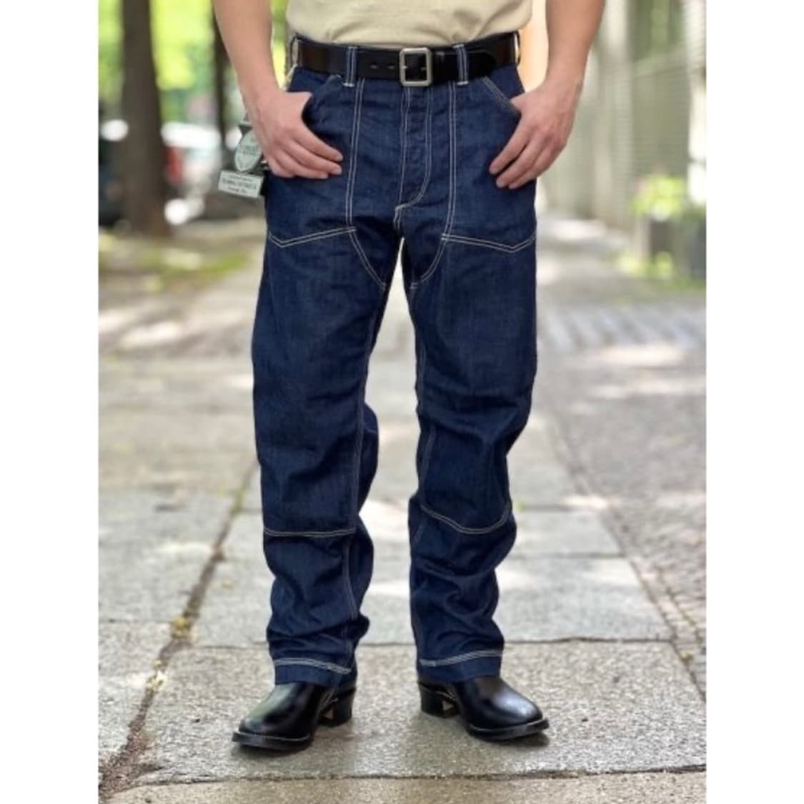 [30]프리휠러스 THE IRONALL "Lot 102" 데님 워크 팬ㅊ 상품이미지1