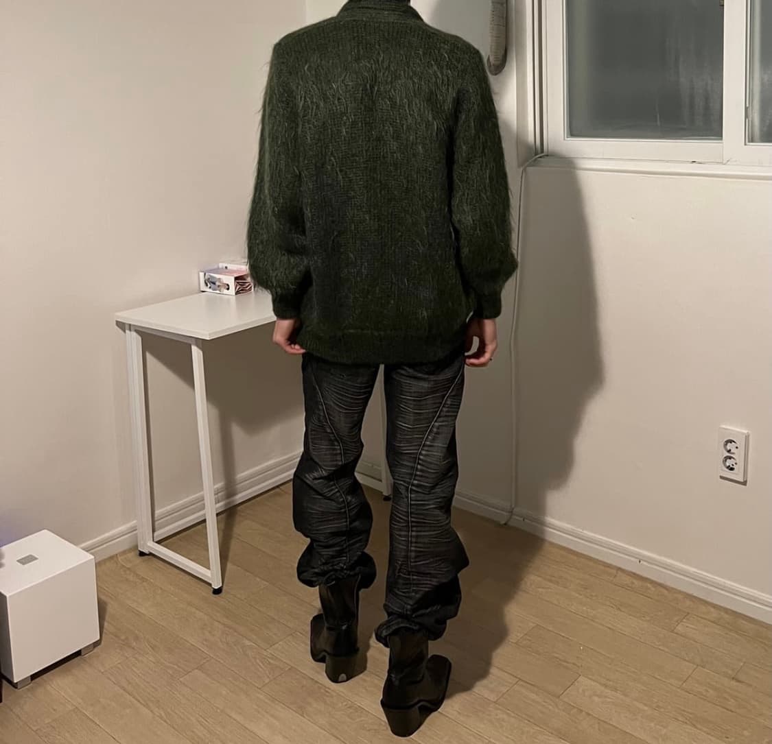 Pla-poupee 더블 버튼 다운 퍼 자켓 상품이미지2