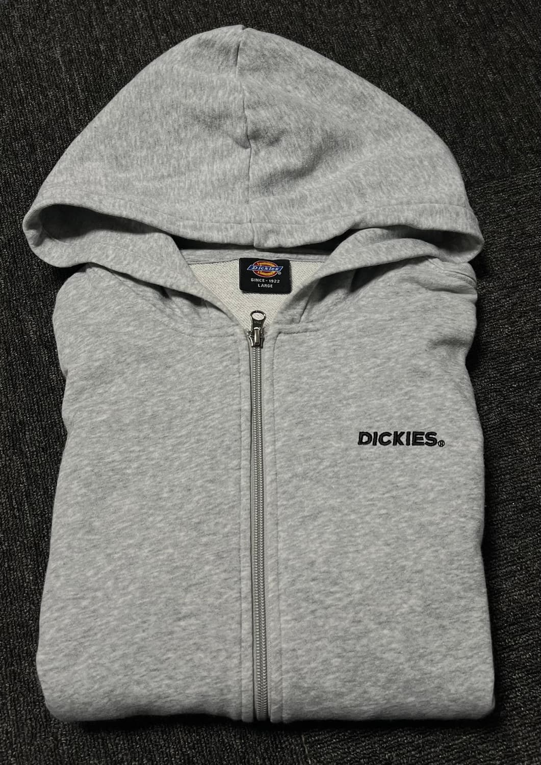 Dickies 미니 로고 풀집업 후드 상품이미지3