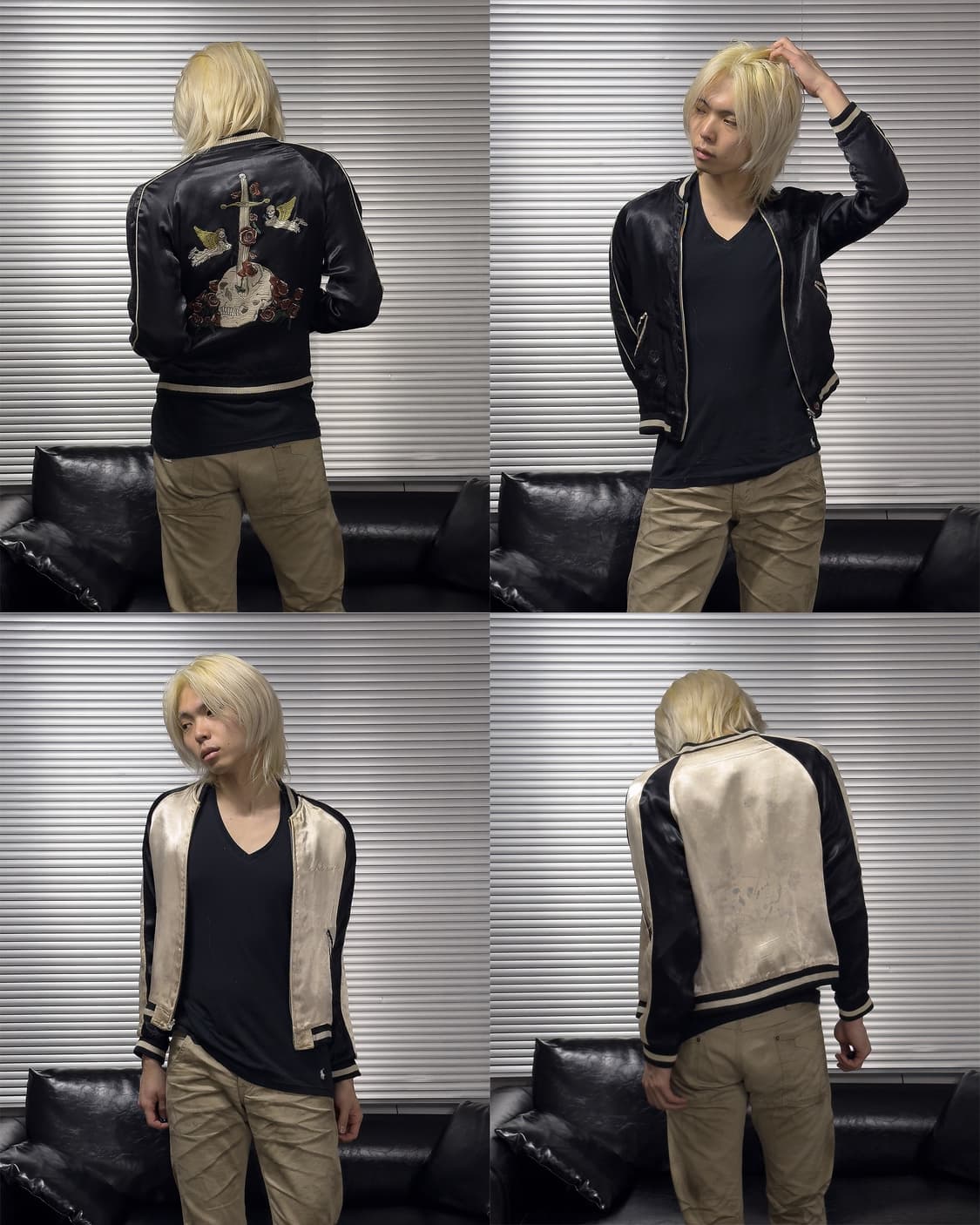 {Addiction} 00s Embroidery Rayon Skarjan 상품이미지2