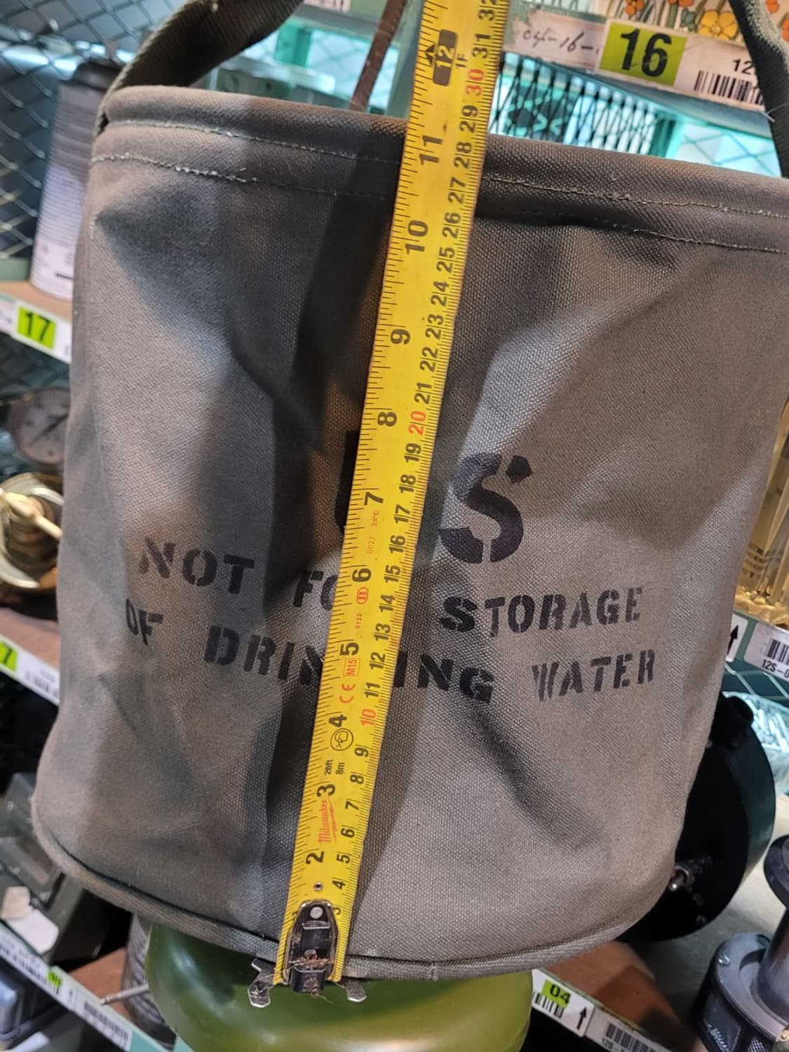 미 빈티지 캔버스 샤워백 상품이미지9