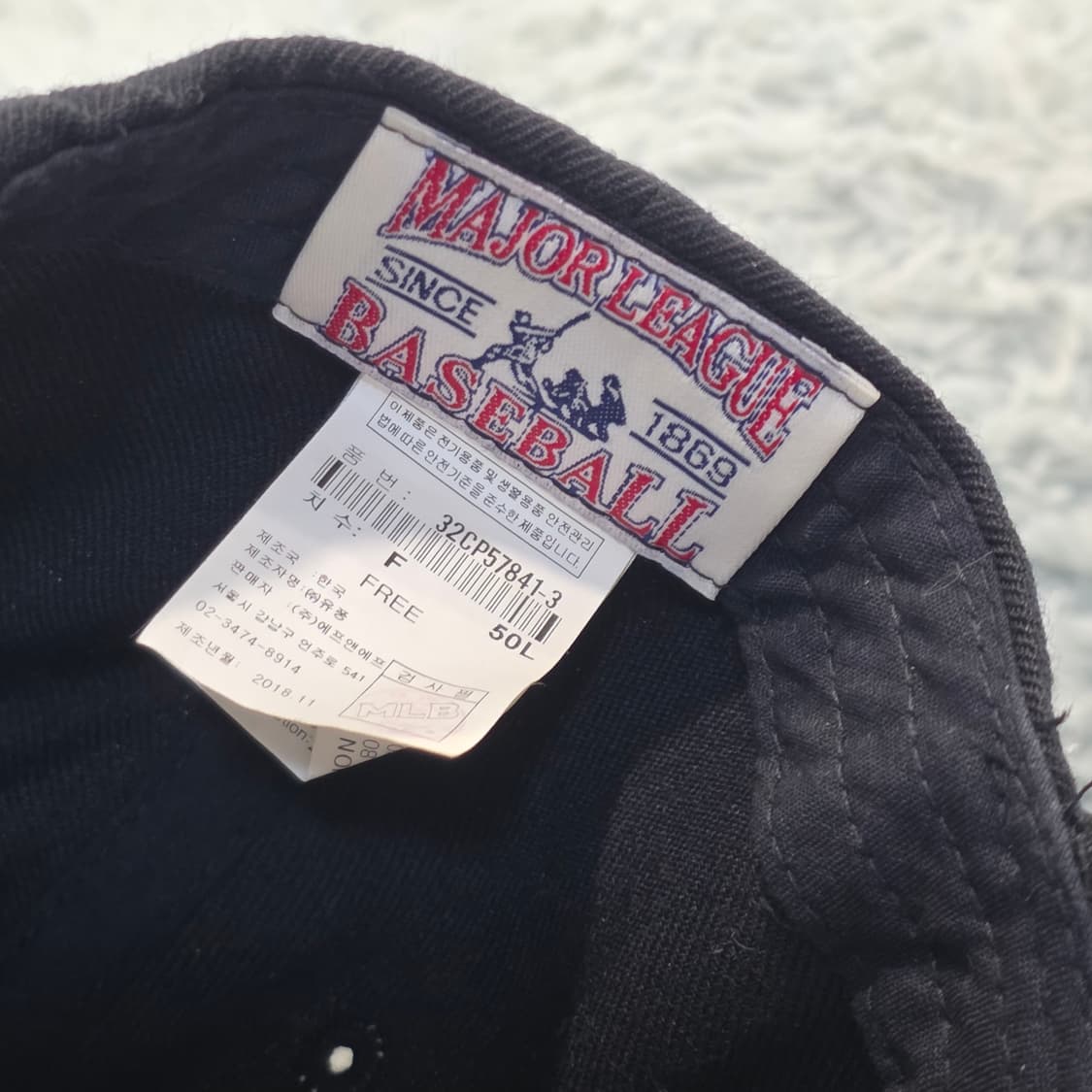 L4-8:MLB 메탈로고 뉴욕양키스 볼캡 블랙 56-59cm 상품이미지7