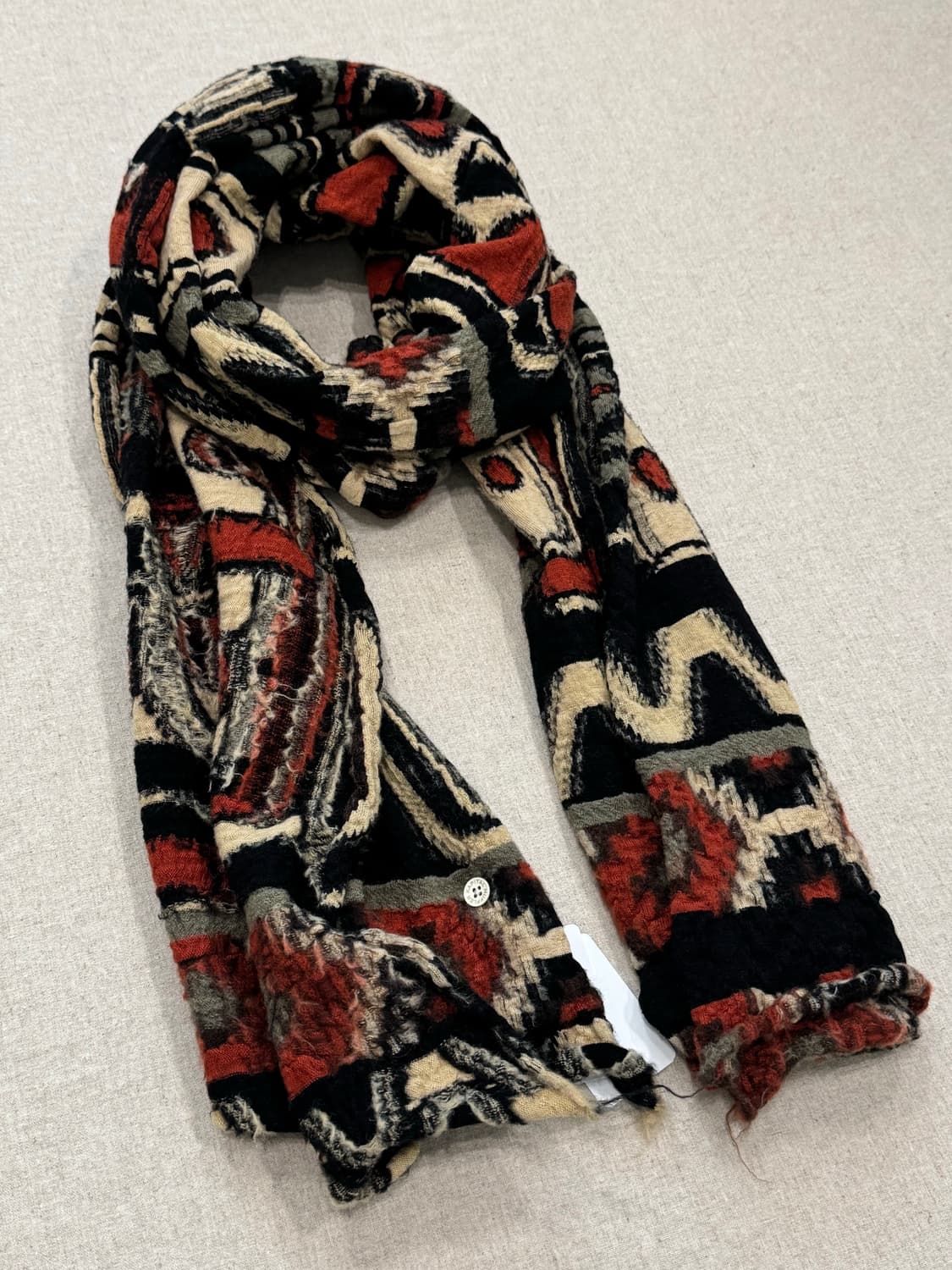 캐피탈 알라스카 레이븐 축융 울 머플러 상품이미지1