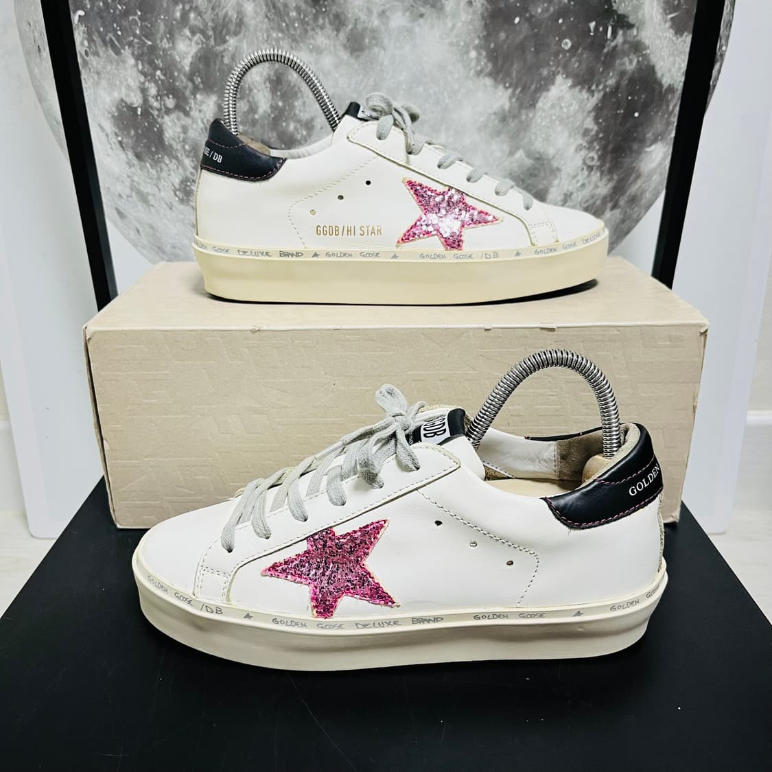 정품 36) 골든구스 하이스타 블랙탭 스니커즈 230~235 상품이미지1