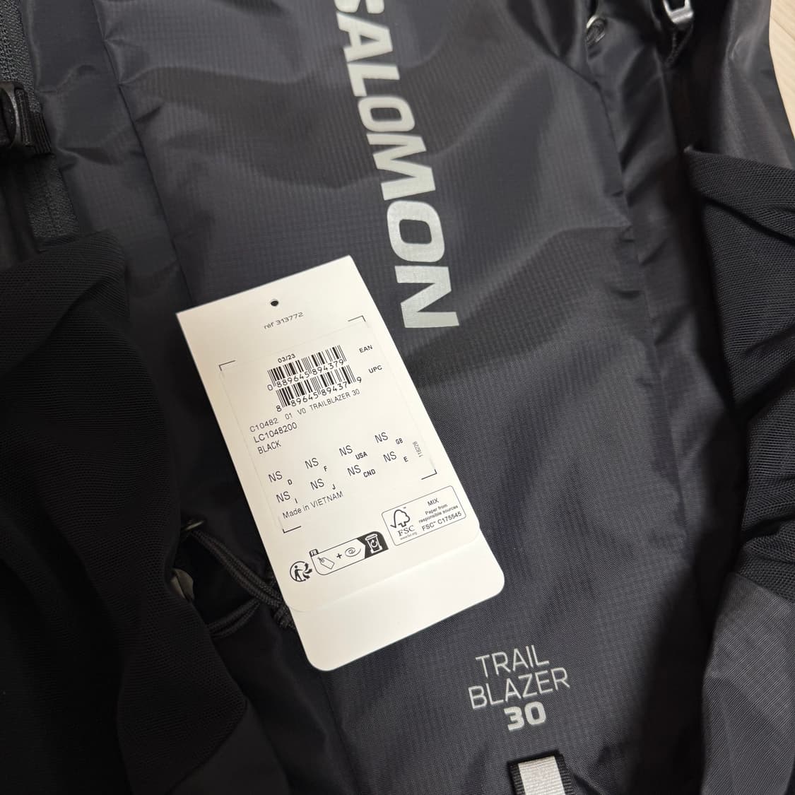 살로몬 트레일블레이저 30L 뉴버전 LC1048200 백팩 #몽벨 아크테 상품이미지3