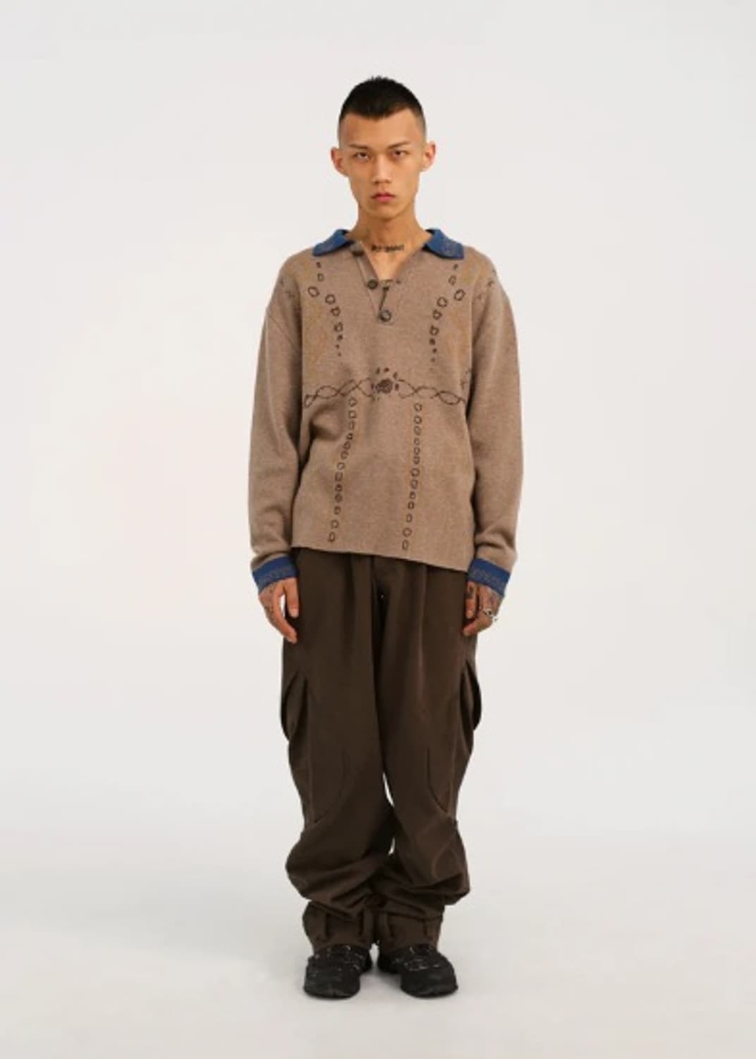 혜인서 그래픽 니트 상품이미지1