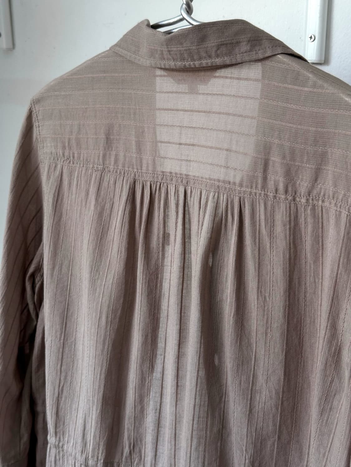 Light cotton stitch design loose shirt t 상품이미지5