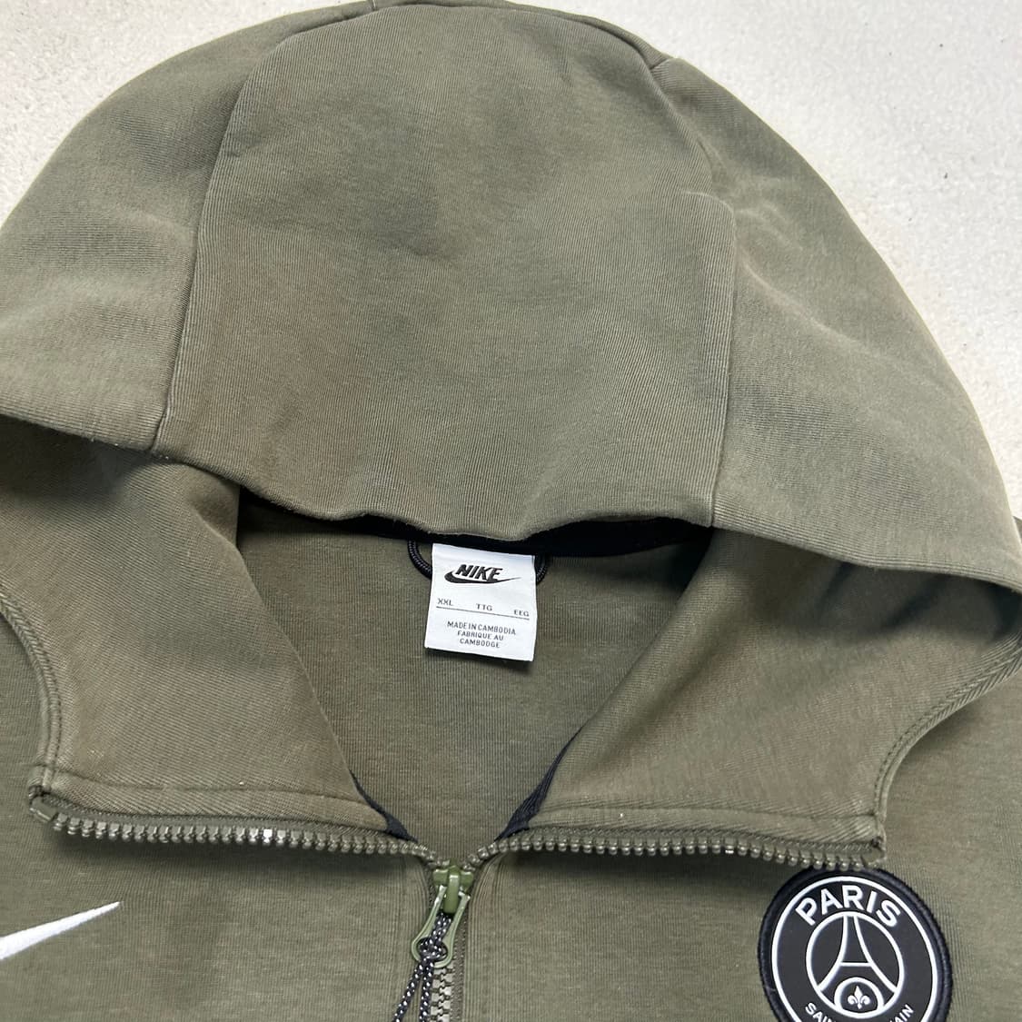 Nike Khaki Tech Pack PSG Hoodie Zip-up   상품이미지6