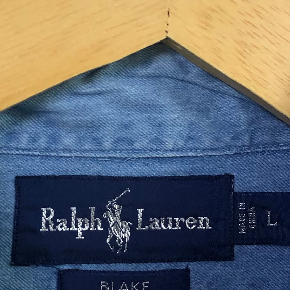 XL 폴로 데님 셔츠 상품이미지3