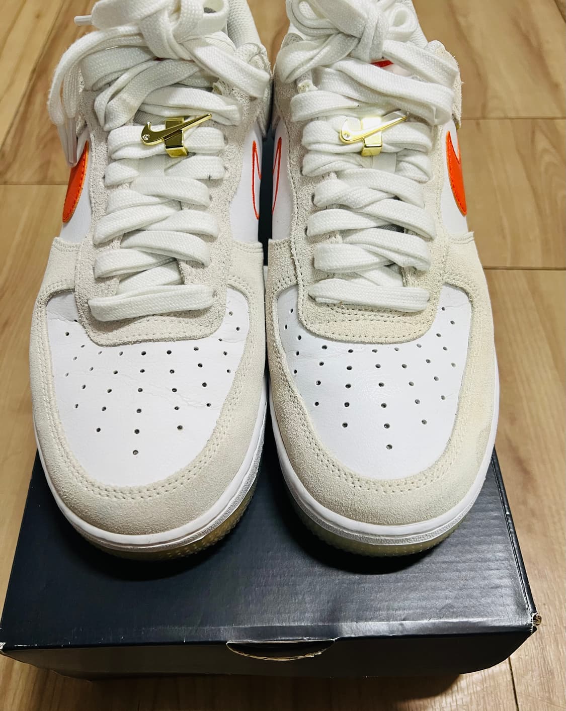 NIKE 나이키 에어포스1 포스트유즈오렌지세일 / 275 상품이미지5