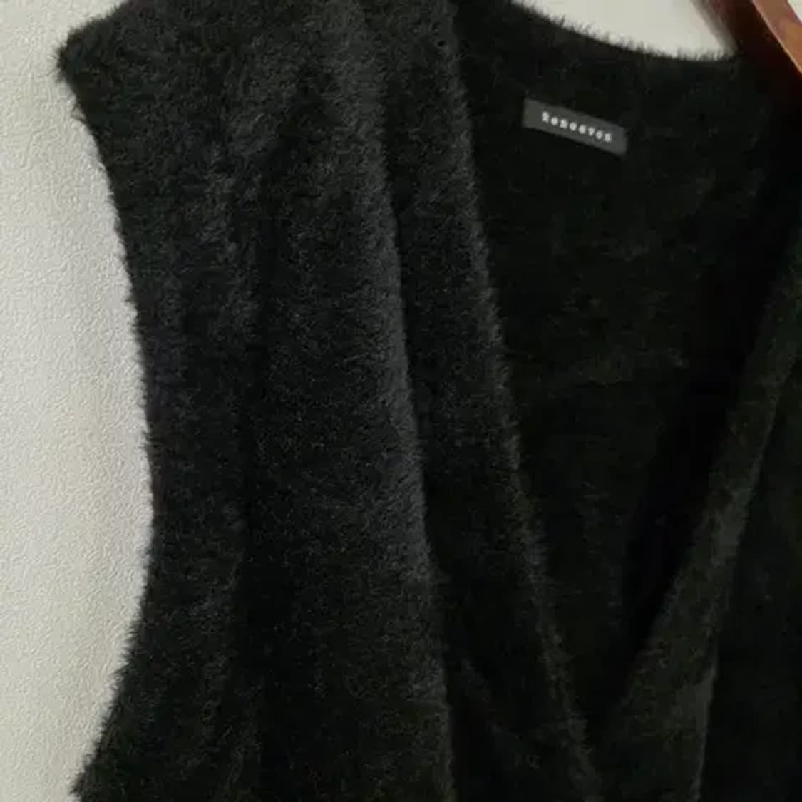 레니본 블랙털 조끼 s 상품이미지4