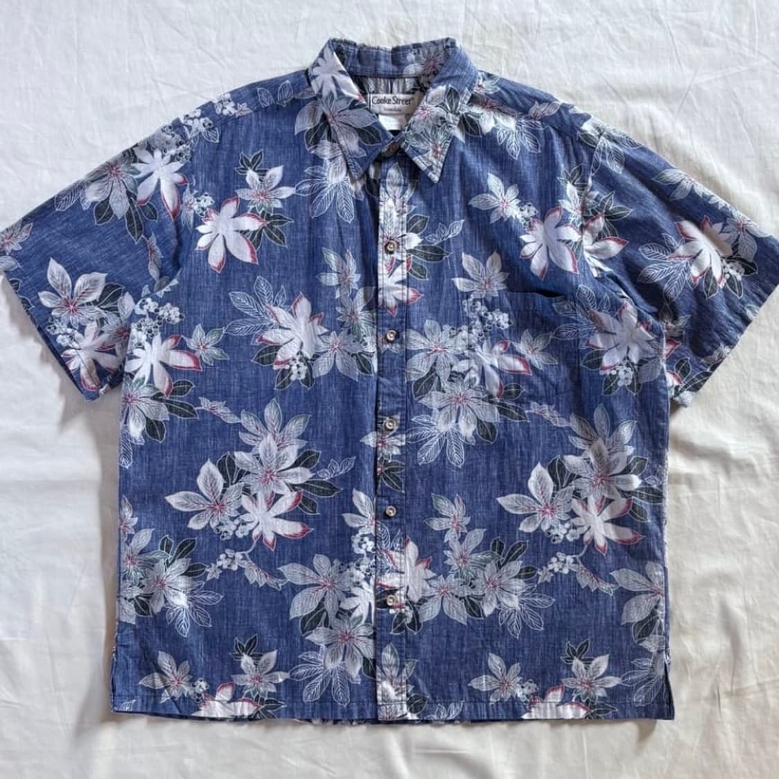 70s USA Cooke Street 하와이안 셔츠 (2XL) 상품이미지1