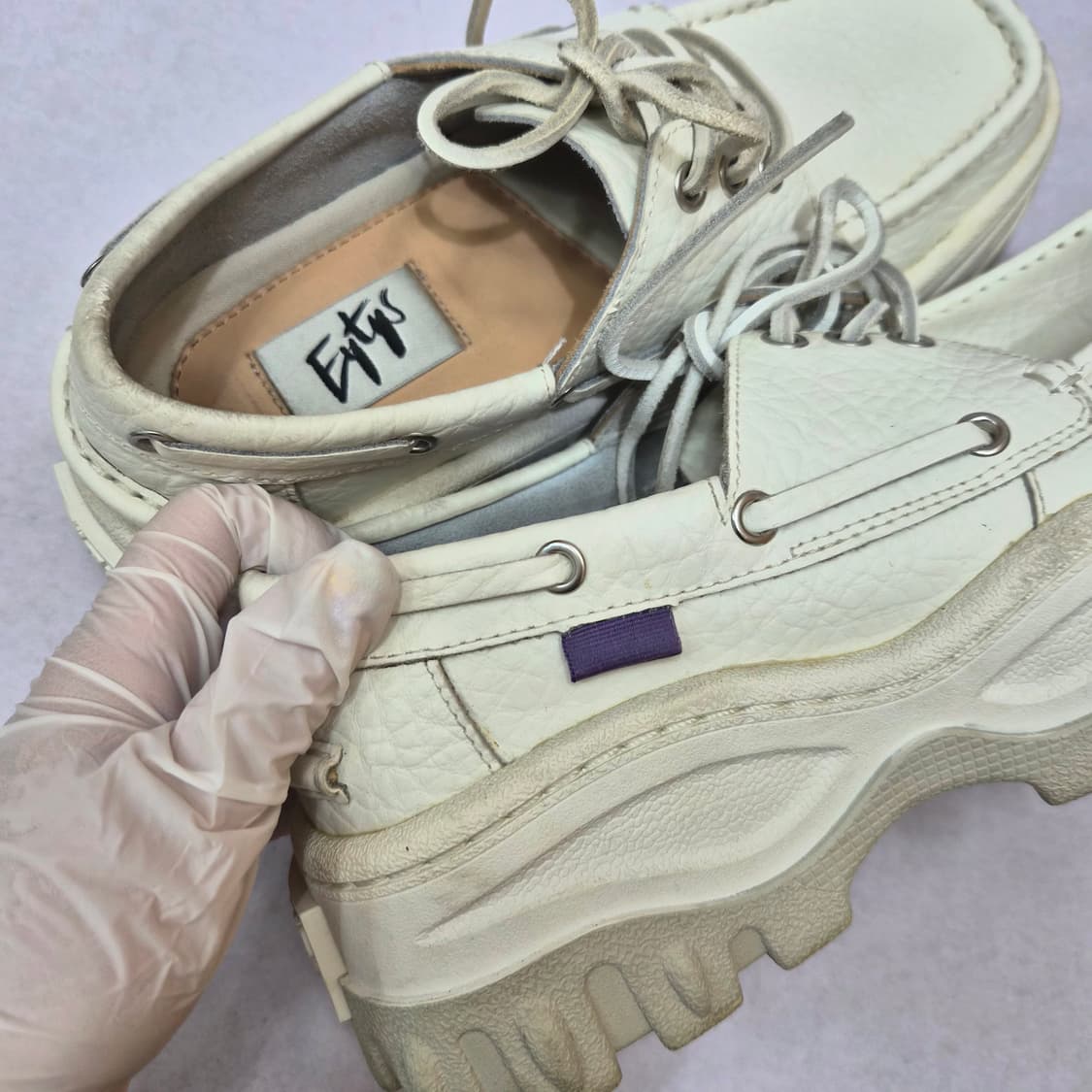 이티스 미코노스 레더 화이트  상품이미지4