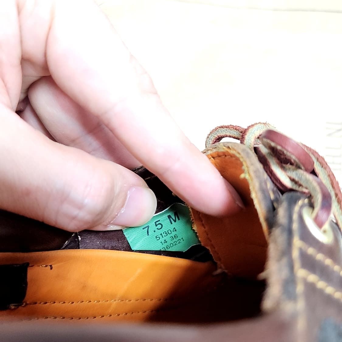 팀버랜드 보트슈즈 250mm 상품이미지3