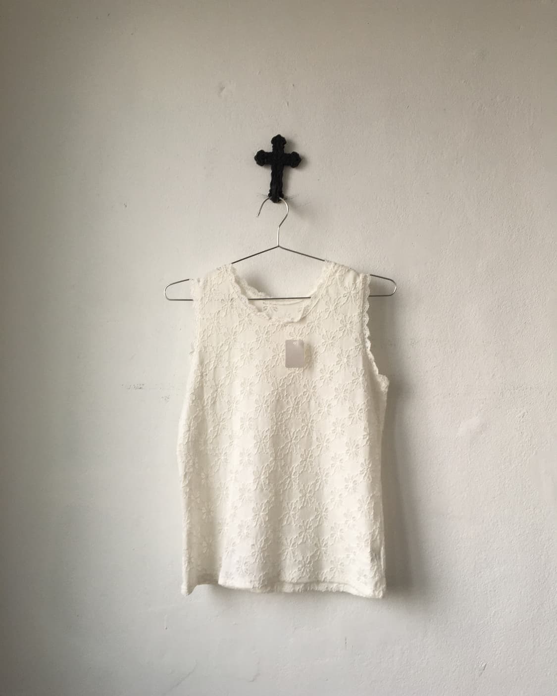 Flower pattern point sleeveless 상품이미지2