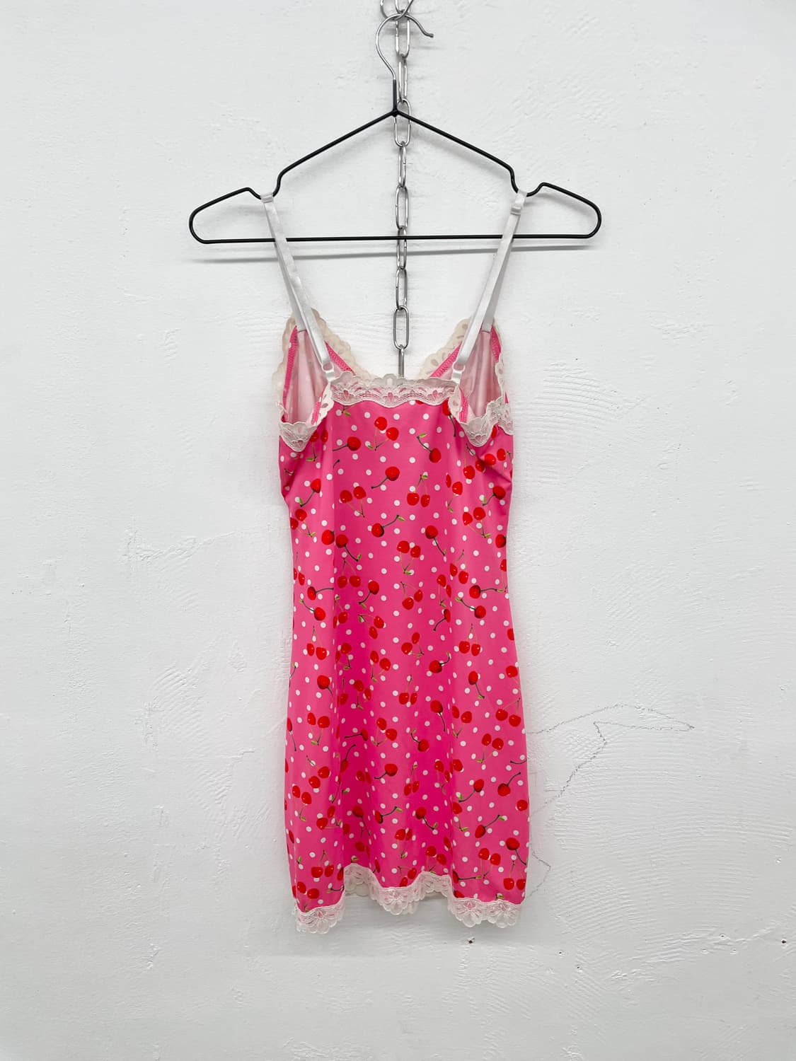 하이틴 체리 레이스 원피스 상품이미지6