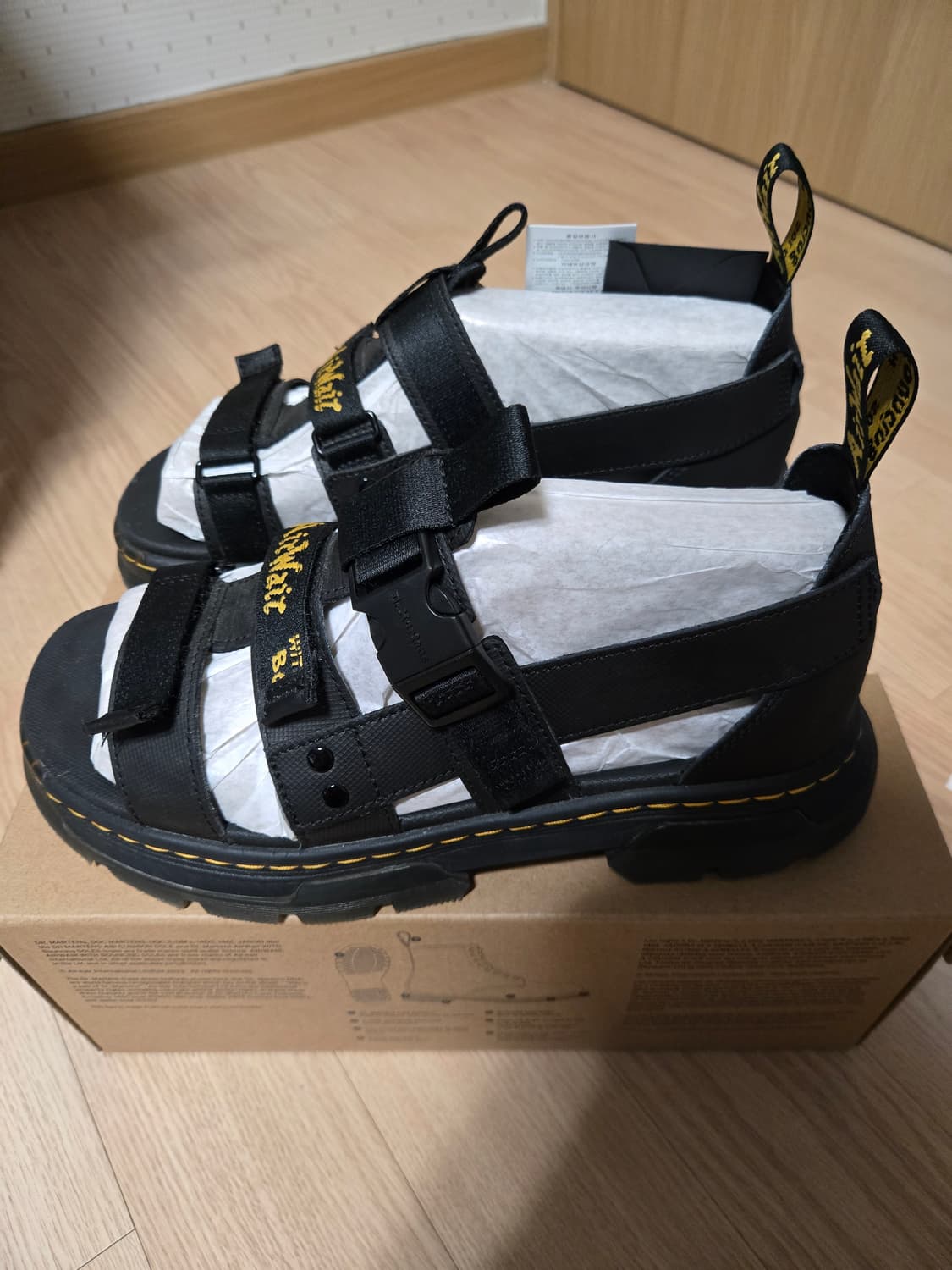 [280,Uk9] 닥터마틴 피어슨 샌들 상품이미지4