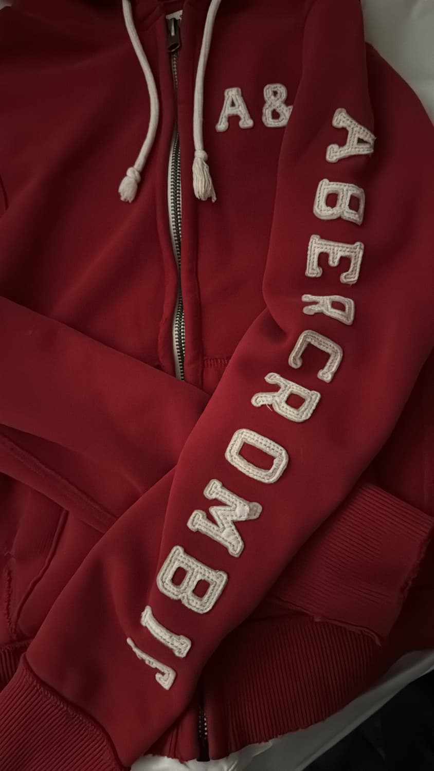 에베크롬비 데미지 디테일 후드직업 상품이미지4