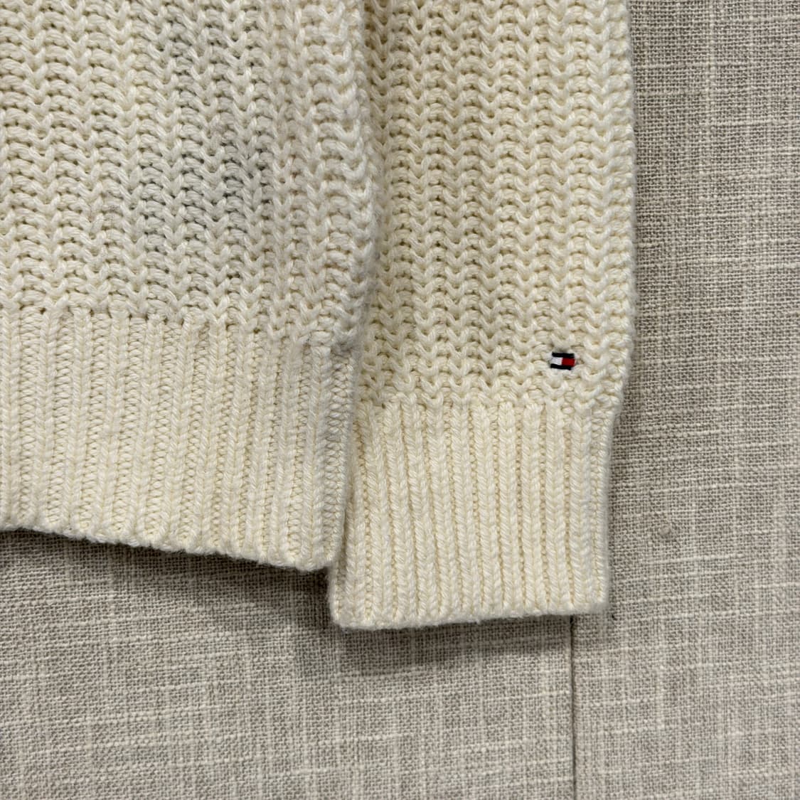 타미힐피거 아이보리 니트 스웨터 164 (w) 상품이미지4