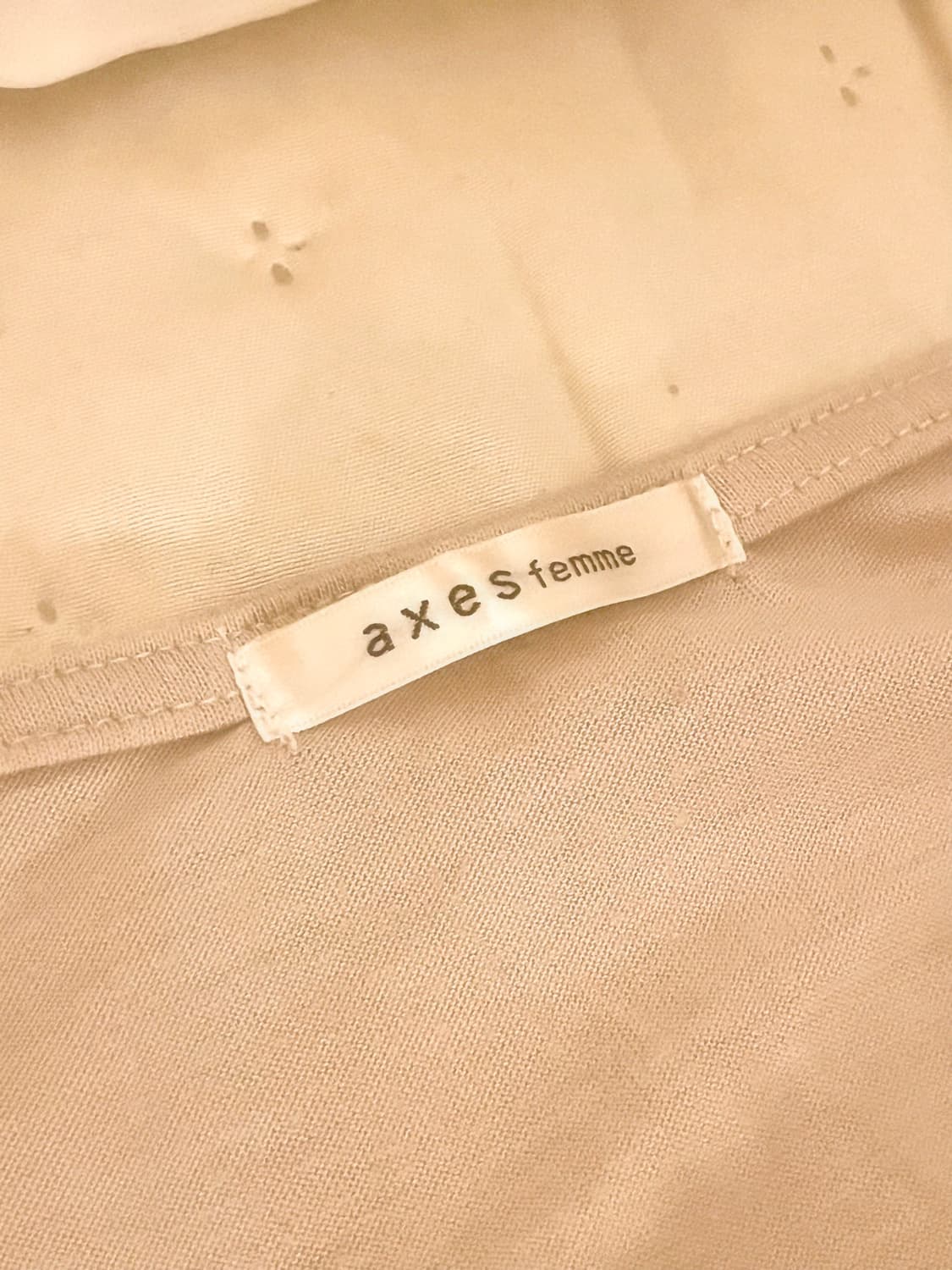 axes femme 엑시즈팜 빅리본 블라우스 탑 히메갸루 라떼갸루 핀터깔 상품이미지4