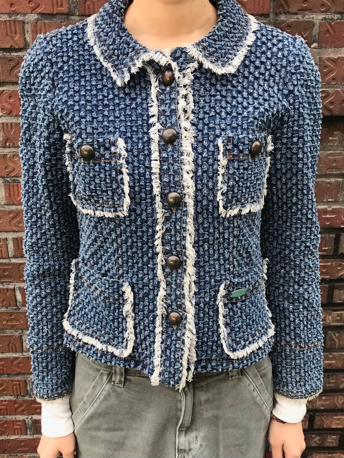 청 트위드 자켓 상품이미지2