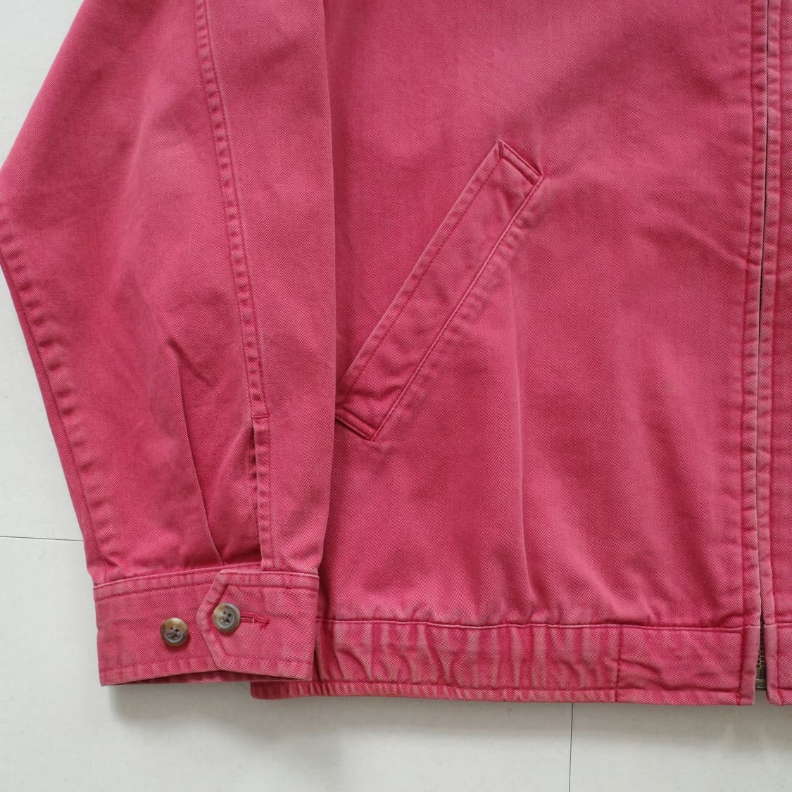 90s 폴로 랄프로렌 빈티지 해링턴 자켓 레드 M 상품이미지7