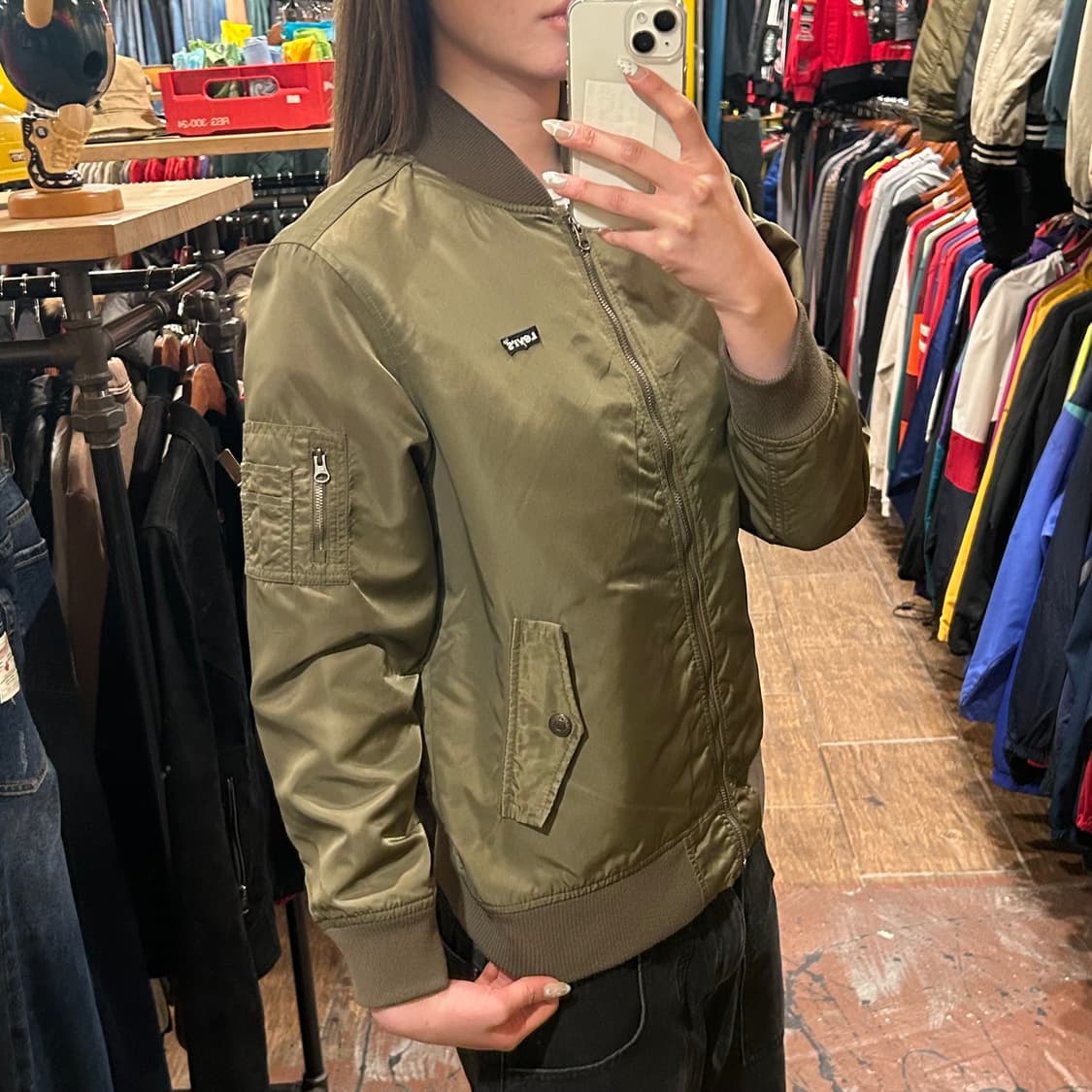 [HI] 리바이스 항공 점퍼 카키 상품이미지3