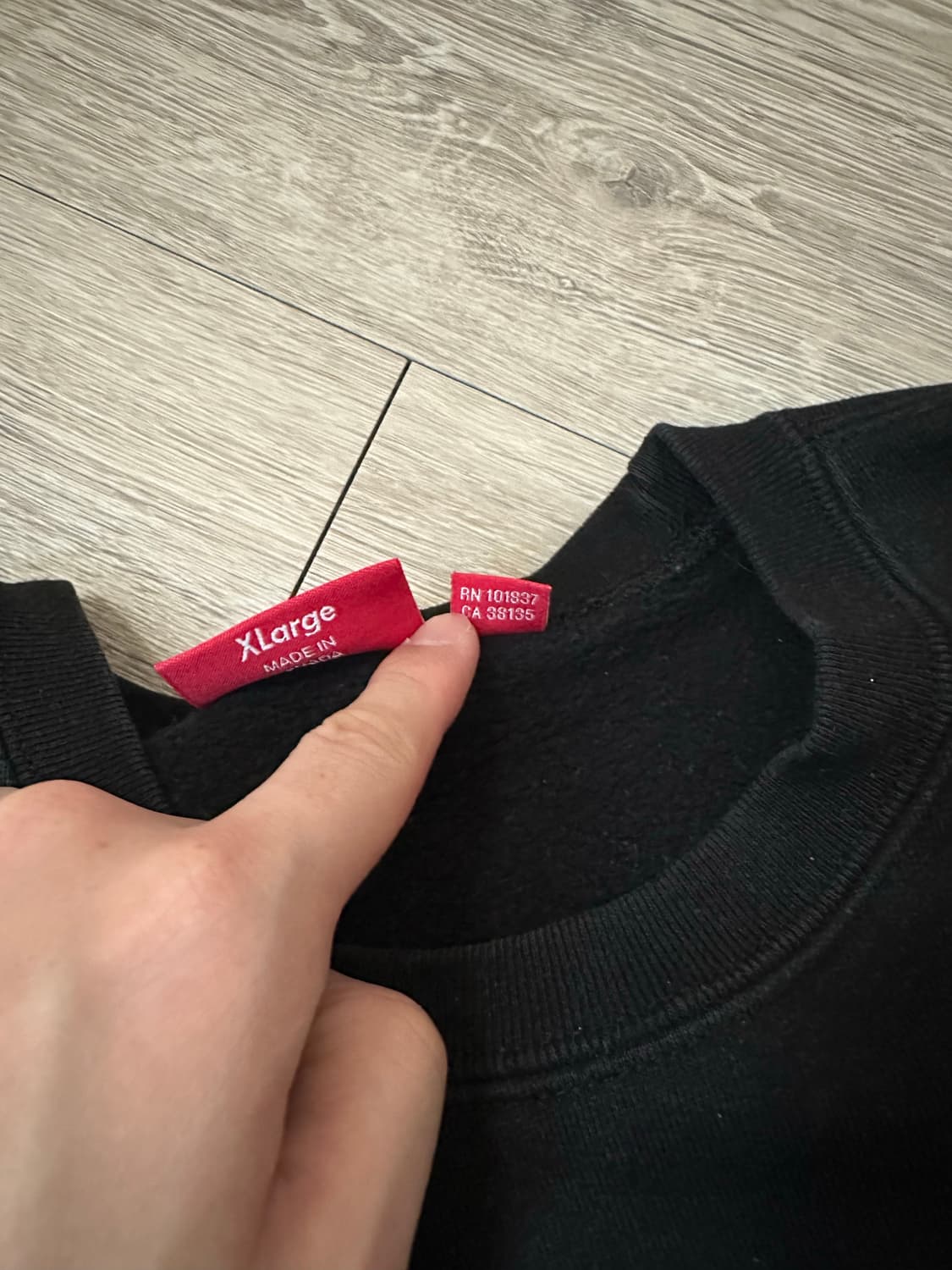 슈프림 마이크캘리 맨투맨 블랙 상품이미지3