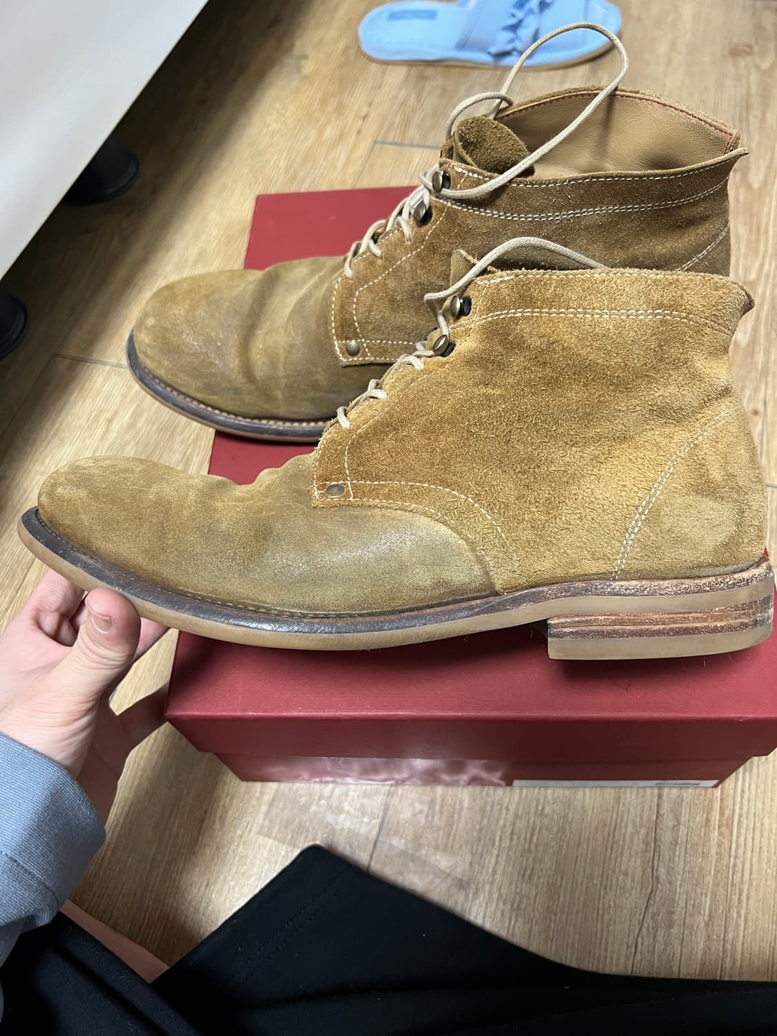 택포23) 그라더스 grds 부츠02 올리브드랩 265 상품이미지2