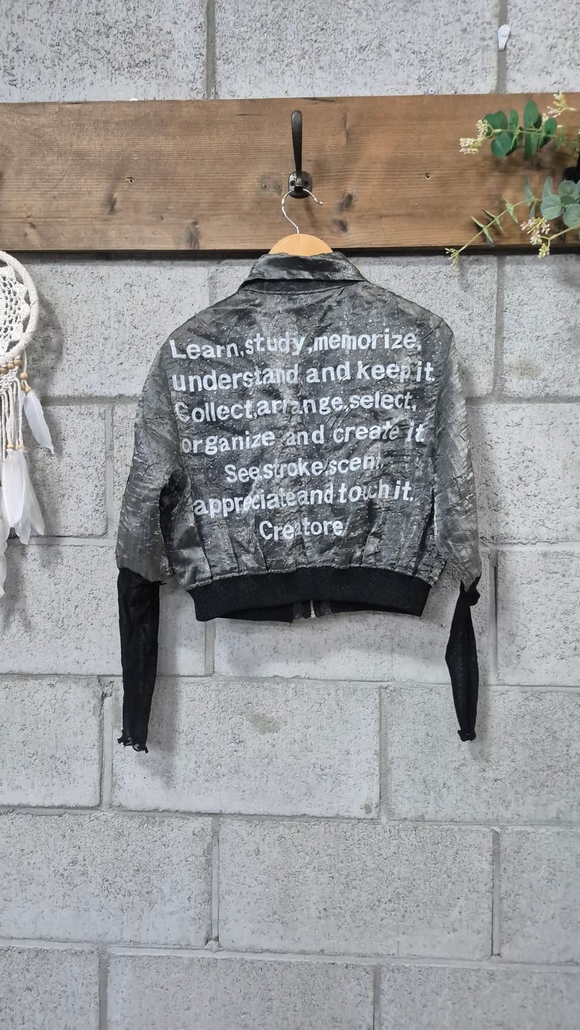 실버 텍스처드 봄버 자켓 상품이미지7